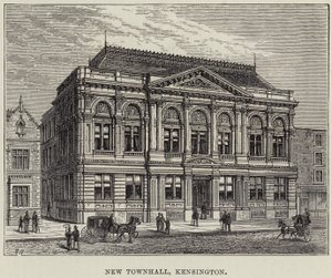 Nieuw stadhuis, Kensington door Frank Watkins